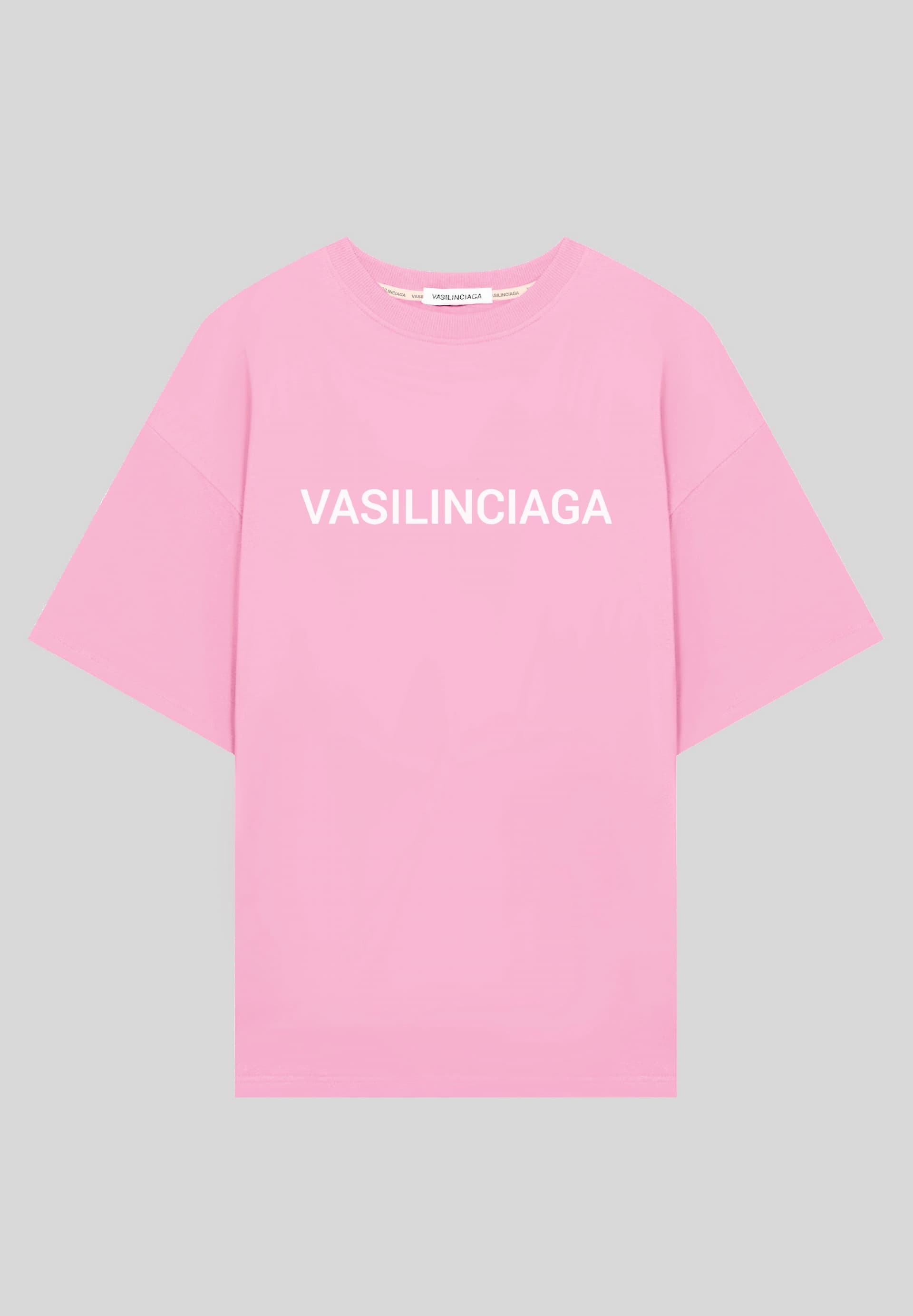 Футболка "Vasilinciaga" Pink Big